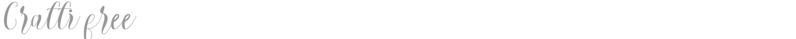 Cratti font preview